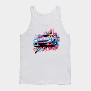 Car Racing Formula 1 Competition Abstract Tank Top